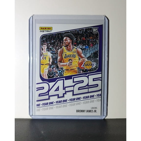 Bronny James Jr. Rookie Card 2024-25 Panini Year One #18 LA Lakers 1/613