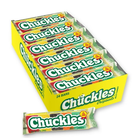 Chuckles, Jelly Candy Bar, 2oz (Box of 24)