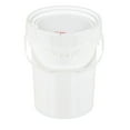 thumbnail image 3 of 5 Gallon Screw-Top Plastic Pail & Lid PAIL-SCR-5-W - White, 3 of 3