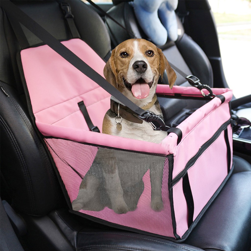 Cotonie Collapsible Pet Dog Booster Car Seat Cat Car Carrier And Zipper