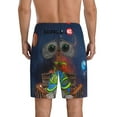 thumbnail image 3 of Wall-E Pajama Shorts for Men, Summer Graphic Lounge Pajama Bottoms Soft Sleep Pjs Pants with Drawstring & Pockets, 3 of 8
