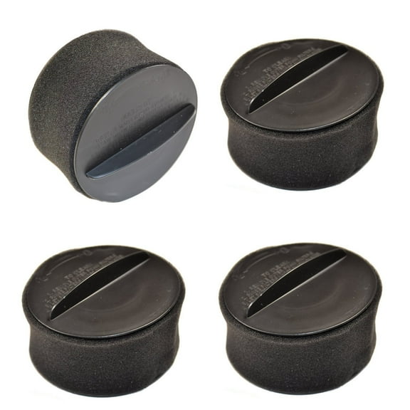 HQRP 4-pack Circular Filter Set for Bissell 98N4, 948N41, 98N41, 98N4W PowerForce Helix Upright Vacuum