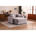 thumbnail image 6 of Comfy Chair With Removable - Modern Look, Soft Corduroy For Living Room, Bedroom, Apartment , Corduroy, Seating Small Look, 6 of 6