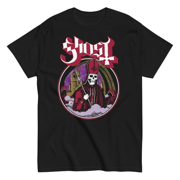 Ghost - Carrying Cross Unisex T-Shirt - Black - Small