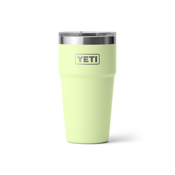 Vaso apilable YETI Rambler 20 oz, acero inoxidable, aislado al vacío con tapa MagSlider, Grasshopper