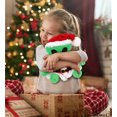 thumbnail image 5 of DolliBu Santa Alien Stuffed Animal Plush Toy - Super Soft Stuffed Green Alien Dress Up with Red Santa Claus Outfit, Space Life Holiday Christmas Gift - 6 Inches, 5 of 6