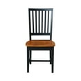 thumbnail image 4 of International Concepts Mission Side Chair Black/Cherry Cherry Finish, 4 of 5