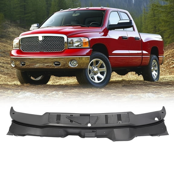 KOJEM Front Windshield Wiper Cowl Panel Cover fits 2002-2010 Dodge Ram 1500 2500 3500 Replacement for 55056006AG Window Wiper Cowl Panel Cover Vent Grille