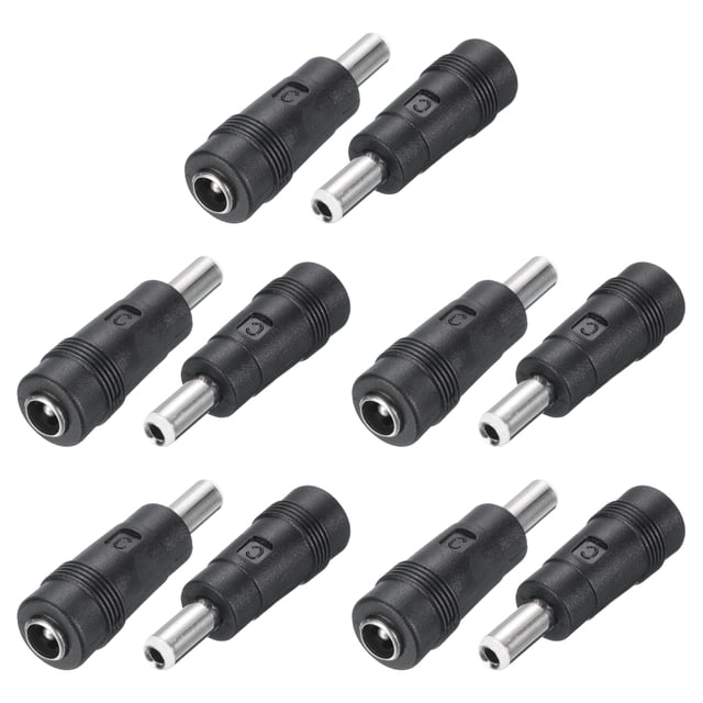 Uxcell Female Jack to Male DC Power Connector Adapter 10