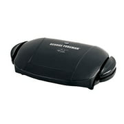 George Foreman 5-Serving Removable Plate Electric Indoor Grill and Panini Press, Black, GRP0004B