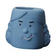 thumbnail image 4 of Maceta pequeña de cerámica con diseño de dibujos animados, ideal como regalo de inauguración de la casa. Chica azul, 4 of 8