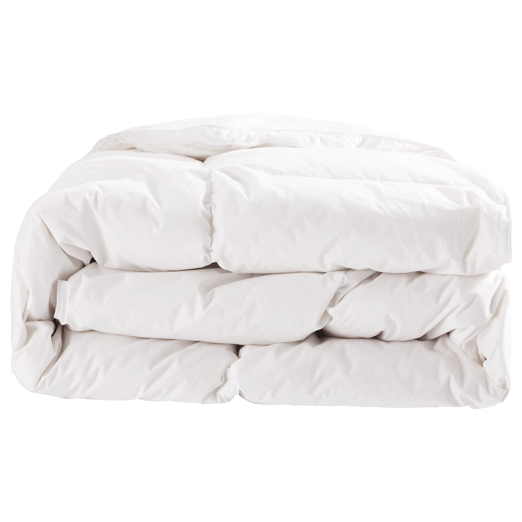Puredown Heavy Weight White Goose Down Fiber Gusseted Comforter, King