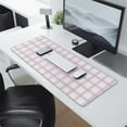 thumbnail image 2 of Upgrade Your Office Setup with Our Aesthetic Pastel Checkered Desk Mat - Extra Large Mouse Pad, Laptop Pad, Game Mat, Size 31.5x11.8in., 2 of 7