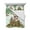 Green3, variant on Quilts Full Size Bedding Set, Cute Squirrel Forest Lightweight Quilted Comforter, Green Trees Cone Leaves Mushroom Soft Reversible Bedspread Coverlet with Pillow Covers for All Season, 78" x 90"