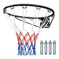 thumbnail image 1 of Steel Basketball Rim Wall Mount - Indoor Outdoor Hoop with Net, 1 of 7