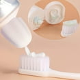 thumbnail image 4 of Toothpaste Squeezer Reusable Automatic Closing Flower Shape Dust-proof Silica Gel Self Closing Toothpaste Cap for Toilet, 4 of 7