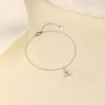 thumbnail image 5 of HESHPAWS S925 Sterling Silver Initial Bracelets for Women, Your surname initial bracelet, 5 of 5