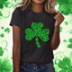 thumbnail image 1 of TaTaai Womens Casual St Patrick's Day Printed Top Short Sleeve Round Neck Loose Fit T Shirt Fashion Blouse Soft Lightweight Comfortable for Spring Daily Gift, 1 of 5