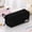 Black, variant on RNKR Large Capacity Pencil Case, Multi Compartment Canvas with Dual Zipper, Portable Pen Bag for School Office College Travel
