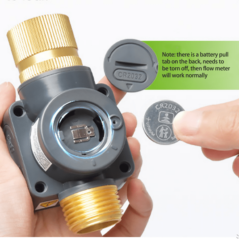 Nieuwe Brass-watermeter Met Pulssensor Geïsoleerd Op Witte Achtergrond Van De Watersmeter Messing Pijp Debiet Mantel Sluiting 163731738