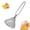 Press-type egg beate, variant on Stainless Steel Egg Yolk Separator and Whisk Tool, Long Handle Egg Divider with Bowl Hook for Mess-Free Baking, Efficient Hollow Coil Design, 9.4-Inch