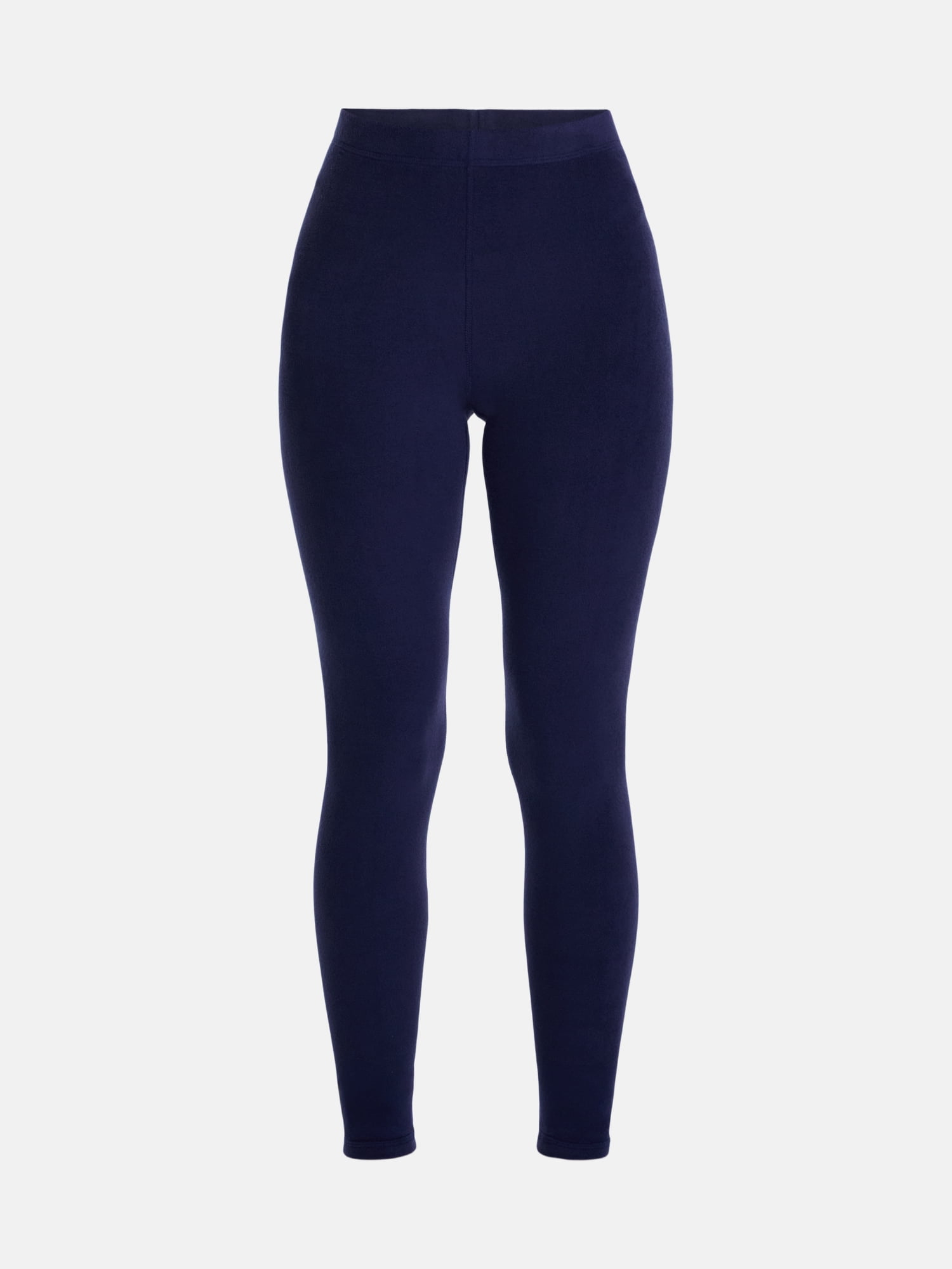 ClimateRight by Cuddl Duds Stretch Fleece Women's Mild Natural Rise Base Layer Thermal Legging, Sizes XS to 4X