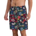 thumbnail image 2 of Balery Adventure Camping Badge Traje de Baño Estilo Hawaiano para Hombre, Shorts de Secado Rápido con Bolsillos-Small, 2 of 6