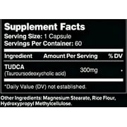 Leviathan Nutrition TUDCA Liver Cleanse & Gallbladder Detox Kidney & Gut Health Bile Salt 300mg