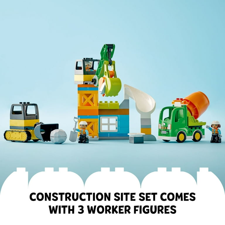 Duplo crane truck shop