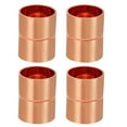 thumbnail image 1 of Accesorios de acoplamiento de cobre Uxcell de 7/8 pulgadas ID, 4 piezas de tubo enrollado, accesorio de tubería recta para unión de soldadura para HVAC, 1 of 5