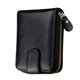 thumbnail image 1 of Cartera con tarjetero para mujer y hombre, pequeña cartera de piel con cremallera y ventana para identificación, 1 of 5