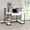 White+Black, variant on White and Black Finish | Perfect for Office Recording Sessions | Stable Base and Functional Storage