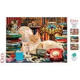 thumbnail image 5 of Buffalo Games - Cats - Academic Cats - 750 Piece Jigsaw Puzzle, 5 of 6