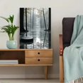 thumbnail image 5 of Qisvanset Framed Canvas Wall Art, 12x16 Inch Forest Reflection Vintage Enchanting Wall Painting, 5 of 5