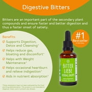 BitterLiebe Digestive Gut Herbal Drops – 15 bitter herbs, Cravings, De-Bloating & Gas – Study-Based Formula – 1.7 fl oz