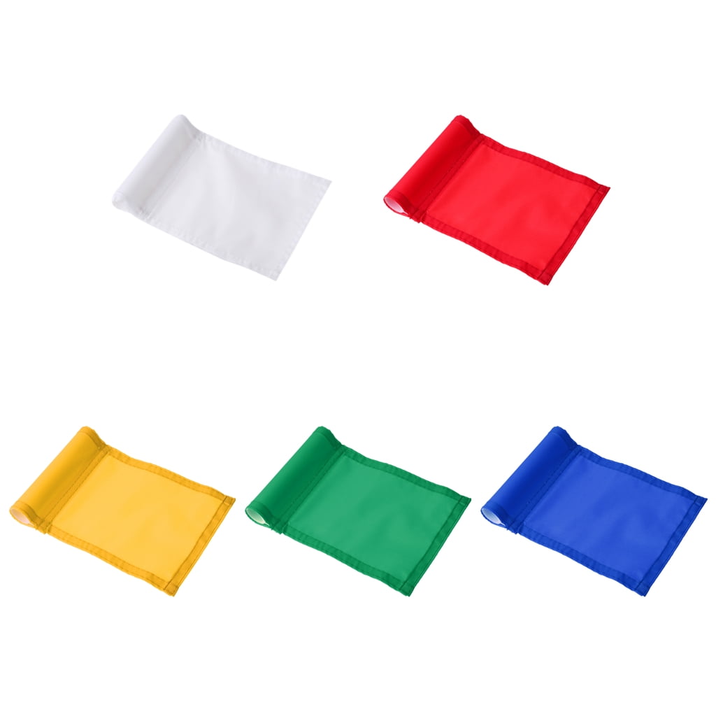 5Pcs Backyard Practice Golf Hole Pole Cup Stick Putting