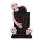 thumbnail image 1 of Estatua en Miniatura Espeluznante Adorno Resina Halloween para Oficina Casa (lápida Sepulcral), 1 of 9