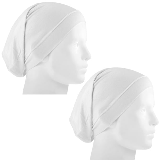 Qarigey Pañuelo musulmán para mujer, velo para mujer, pañuelo para la cabeza de algodón respetuoso con la piel, pañuelo plegable para la cabeza, Accesorio para el cabello Qarigey BFH000860-00