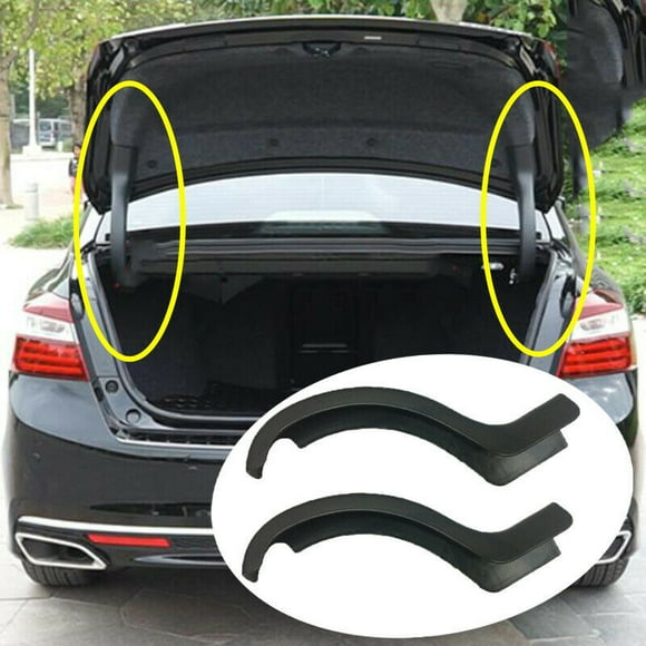 2P Rear Trunk Arm Hinge Cover Trim Cover for Honda for Accord 4DR Sedan 2014-2017-