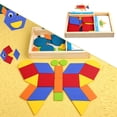 thumbnail image 3 of Bloques de de Rompecabezas de animales Juegos de formas geométricas Juguetes educativos tempranos, a clasificar para 90 piezas Hugo Rompecabezas de formas geométricas, 3 of 8