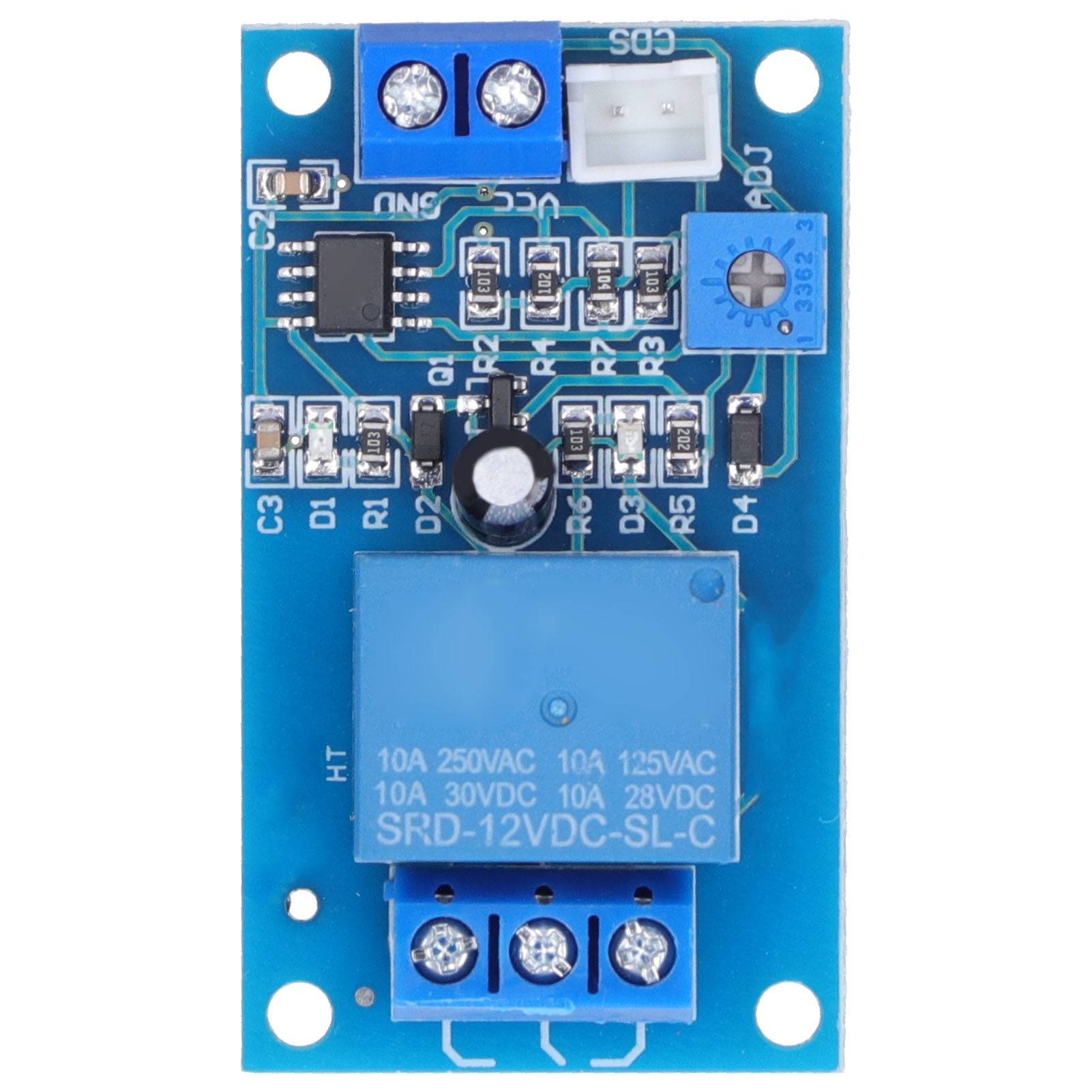 Light Control Relay Module, Photoresistor Module BuiltIn Relay For Light Detection For Street