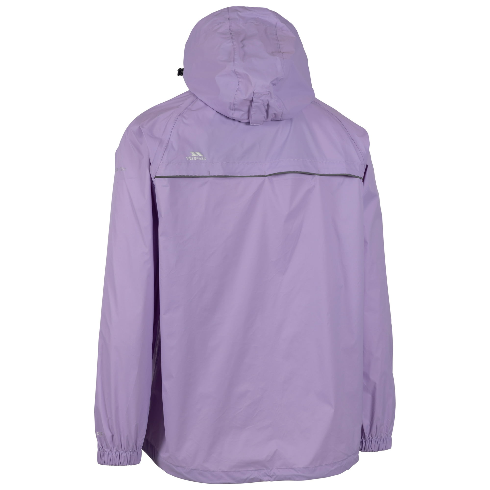 Trespass Veste Imperméable Hommes Femmes Manteau De Pluie Avec Capuche, Coupe-Vent Léger, Imperméable En Sac, Manteaux De Pluie Pour Hommes, Manteaux De Pluie Pour Femmes Qikpac X