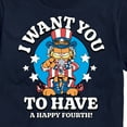thumbnail image 3 of Garfield - Want You To Have A Happy Fourth - Men's Short Sleeve Graphic T-Shirt, 3 of 5
