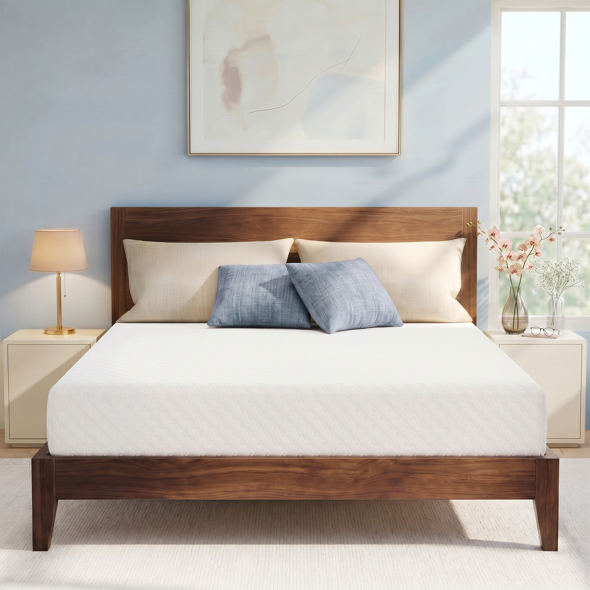 CELTOSS 8 Twin Memory Foam Mattress, Medium Firm, Pressure Relief, Mattress in a Box