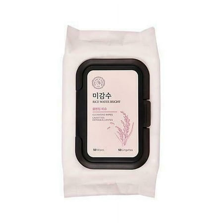 The Face Shop - Rice Water Bright Cleansing Wipes 50 Wipes