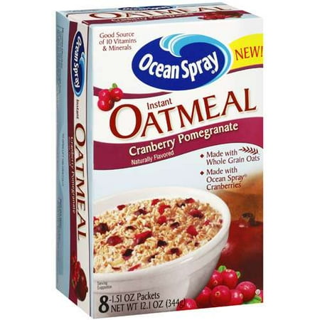 Sturm Foods Ocean Spray Instant Oatmeal, 8 ea