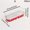 20pcs red, variant on Mini Cake Pan with Lid Mini Baking Pan Aluminum Foil Long Baking Cup Disposable Aluminum Foil Bakaing Pan Brownie Cake Liner