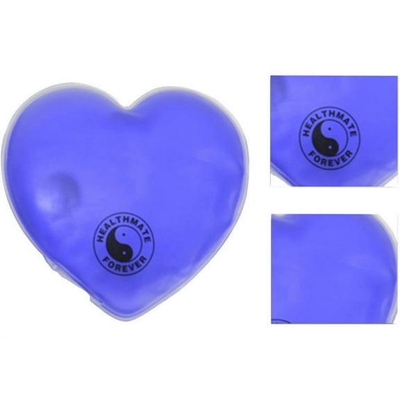 HealthmateForever Blue Dual Comfort Heart Shaped Hot or Cold Therapy Pack