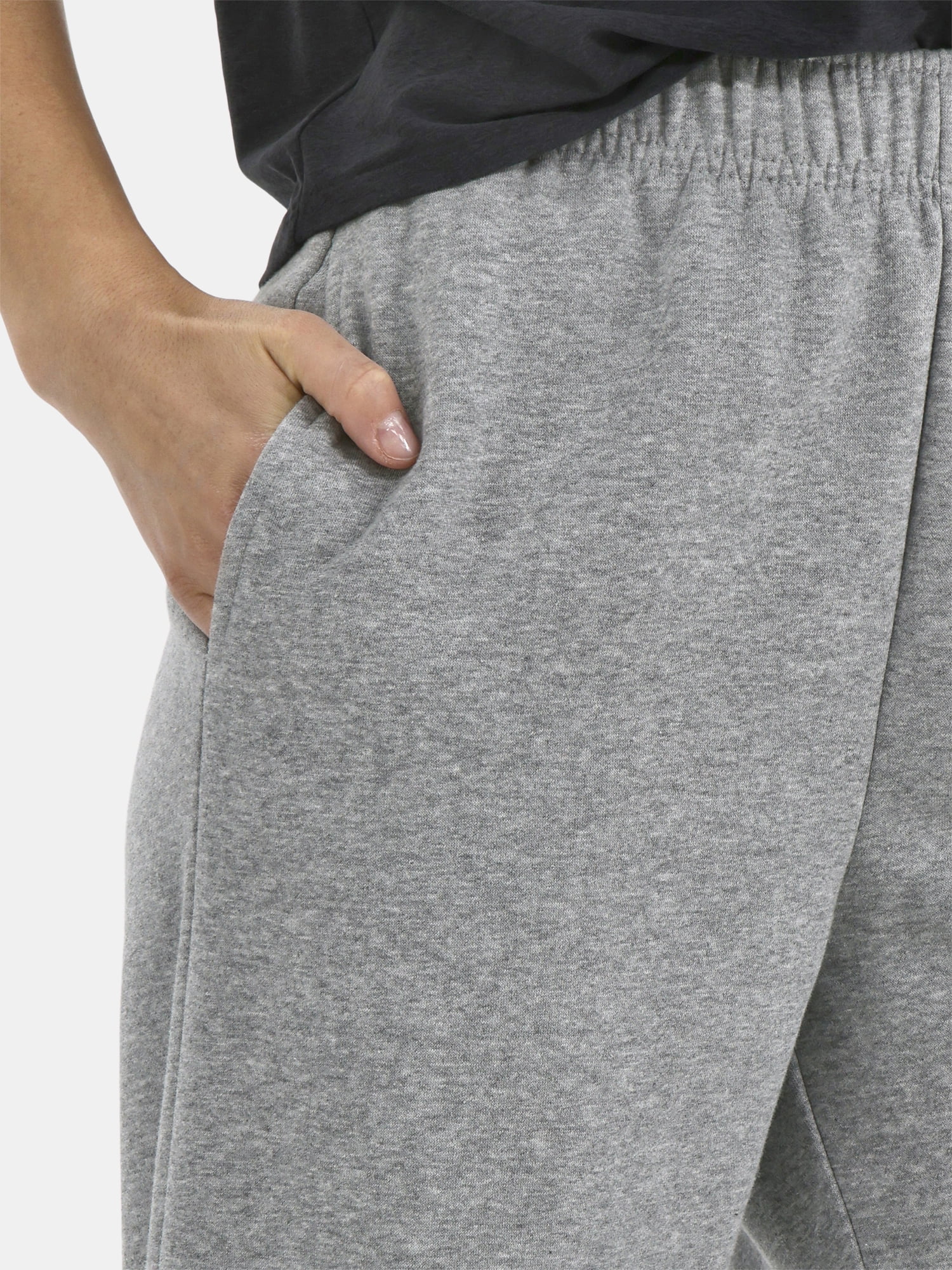 Athletic Works Women's Fleece Pants with Pockets, 30" Inseam, Sizes XS-XXXL