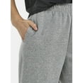 thumbnail image 4 of Athletic Works Women's Fleece Pants with Pockets, 30" Inseam, Sizes XS-XXXL, 4 of 5